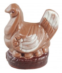 Form für Schokolade: Henne / Nest, 5 cm