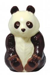 Form für Schokolade: Pandabär, sitzend, 14 cm