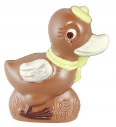 Form für Schokolade: Ente mit Hut, 12 cm