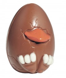 Form für Schokolade: Küken im Ei, 8 cm