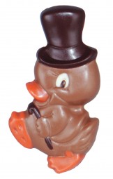 Form für Schokolade: Enten-Mann, Relief, 4 St.