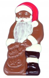 Form für Schokolade: Weihnachtsmann, Relief, ca. 19,5 cm