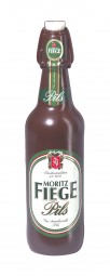 Form für Schokolade: Motiv: Bierflasche / Bügelverschluß 0,5 Ltr. / 27 cm