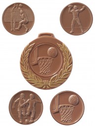 Form für Schokolade, Medaille mit Wechsel-Motiven ca. 40 g, 2 Stück / Durchmesser 80 mm, incl. 4 Mot