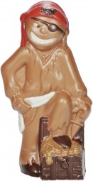 Form für Schokolade, Pirat, 18 cm
