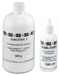 KARUTHIN EG Frischhaltemittel f.50 kg Marzipan, Set = 100 ml INVERTIN & 500 g KARION F