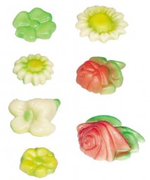 Form für Marzipan: 7 Blumen