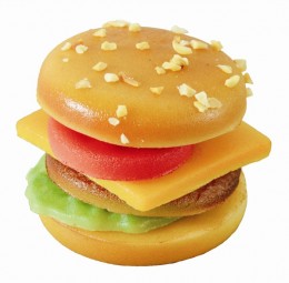 Form für Marzipan: Hamburger, ca. 65g