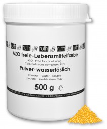 Lebensmittelfarbstoff, gelb, 500 g