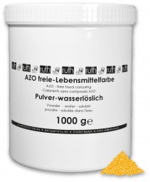 Lebensmittelfarbstoff, gelb, 1000 g