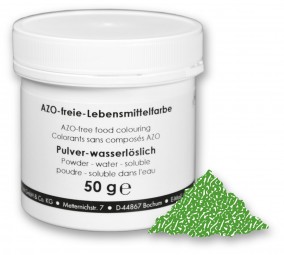 Lebensmittelfarbstoff, grün, 50 g