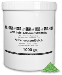 Lebensmittelfarbstoff, grün, 1000 g