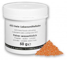 Lebensmittelfarbstoff, orange, 50 g