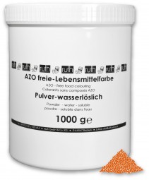 Lebensmittelfarbstoff, orange, 1000 g