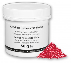 Lebensmittelfarbstoff, rot, 50 g