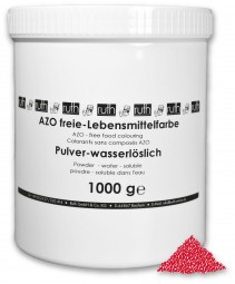 Lebensmittelfarbstoff, rot, 1000 g