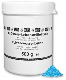 Lebensmittelfarbstoff, blau, 500 g