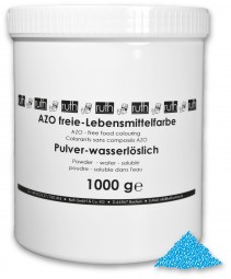 Lebensmittelfarbstoff, blau, 1000 g