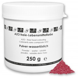 Lebensmittelfarbstoff, Pulver, Echtes Karmin (E120), 250 g wasserlöslich, rot (bläulich)
