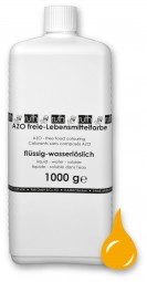 Lebensmittelfarbstoff, eigelb, 1000 g