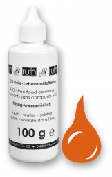 Lebensmittelfarbstoff, orange, 100 g