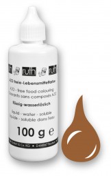 Lebensmittelfarbstoff, hell-braun, 100 g