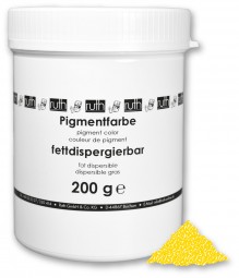 Lebensmittelfarbstoff, Pigment 200 g, fettlöslich, zitronengelb