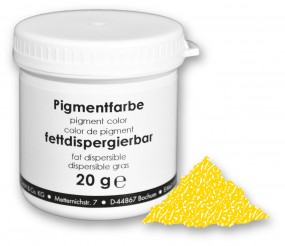 Lebensmittelfarbstoff, Pigment, 20 g, fettlöslich, zitronengelb