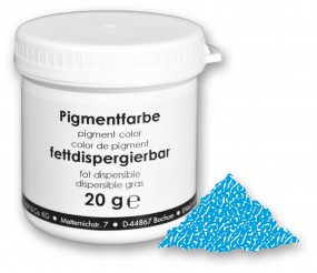 Lebensmittelfarbstoff, Pigment 20 g, fettdispergierbar,blau