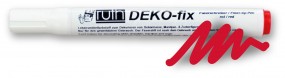 Deco-fix Faserstift erdbeerrot