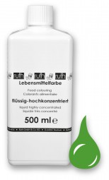 Lebensmittelfarbstoff, flüssig, hochkonz., 500 g, grün