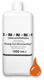 Lebensmittelfarbstoff, flüssig, hochkonz., 1000 g, orange