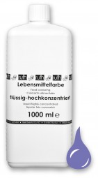 Lebensmittelfarbstoff, flüssig, hochkonz., 1000 g, violett