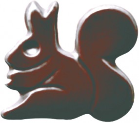 Form für Schoko-Dekore: Dekor, Eichhörnchen, (10) x 20 St.