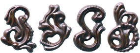 Form für Schoko-Dekore: Dekor, (10) x 16 St.