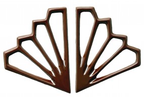 Form für Schoko-Dekore: Fächer, (10 x) 11 St.