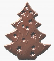 Form für Schoko-Dekore: Tanne, (10 x) 5 St.